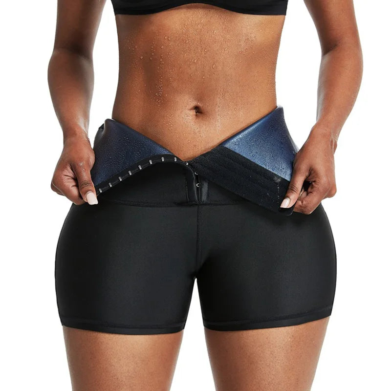 Shorts Efeito Sauna Bermuda Modeladora Com Forro Todo Térmico Queima de Gordura Localizada